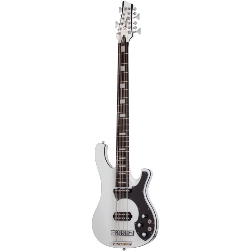 Schecter Stargazer-12 Bass Gloss White - Gitara basowa