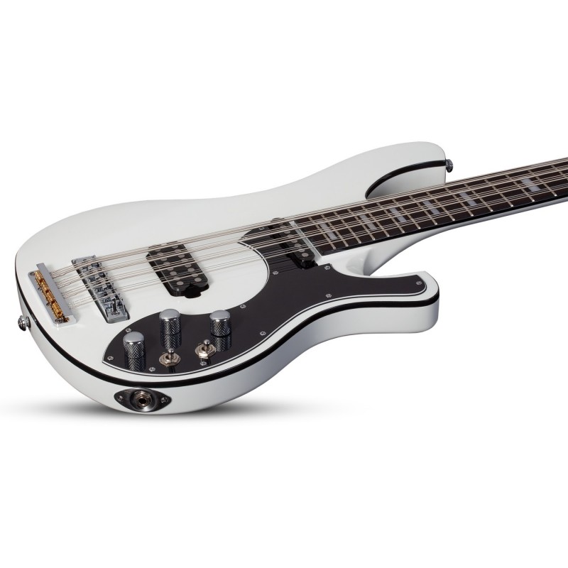 Schecter Stargazer-12 Bass Gloss White - Gitara basowa