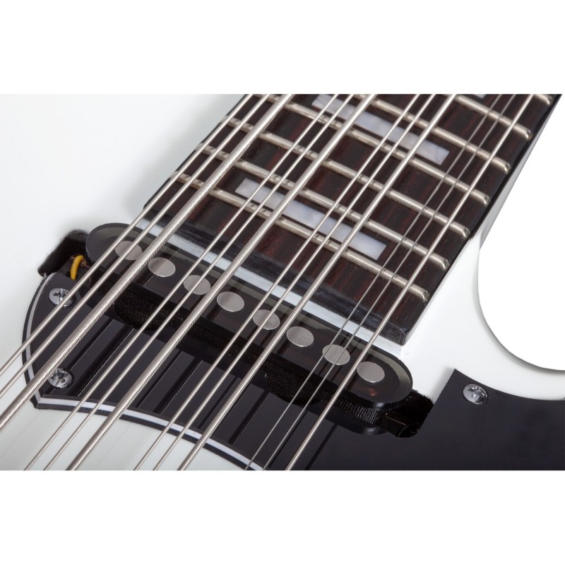 Schecter Stargazer-12 Bass Gloss White - Gitara basowa
