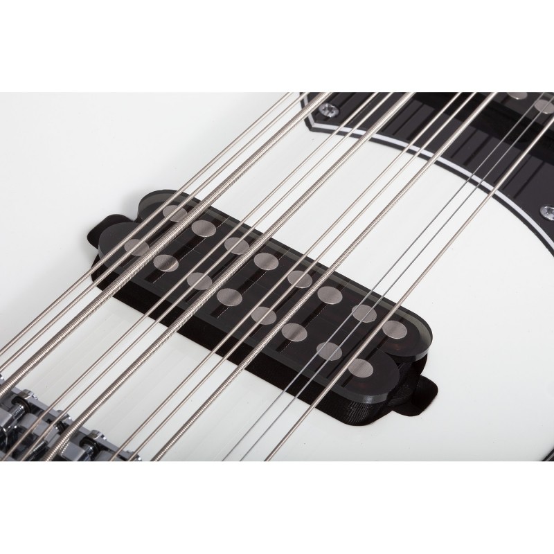 Schecter Stargazer-12 Bass Gloss White - Gitara basowa