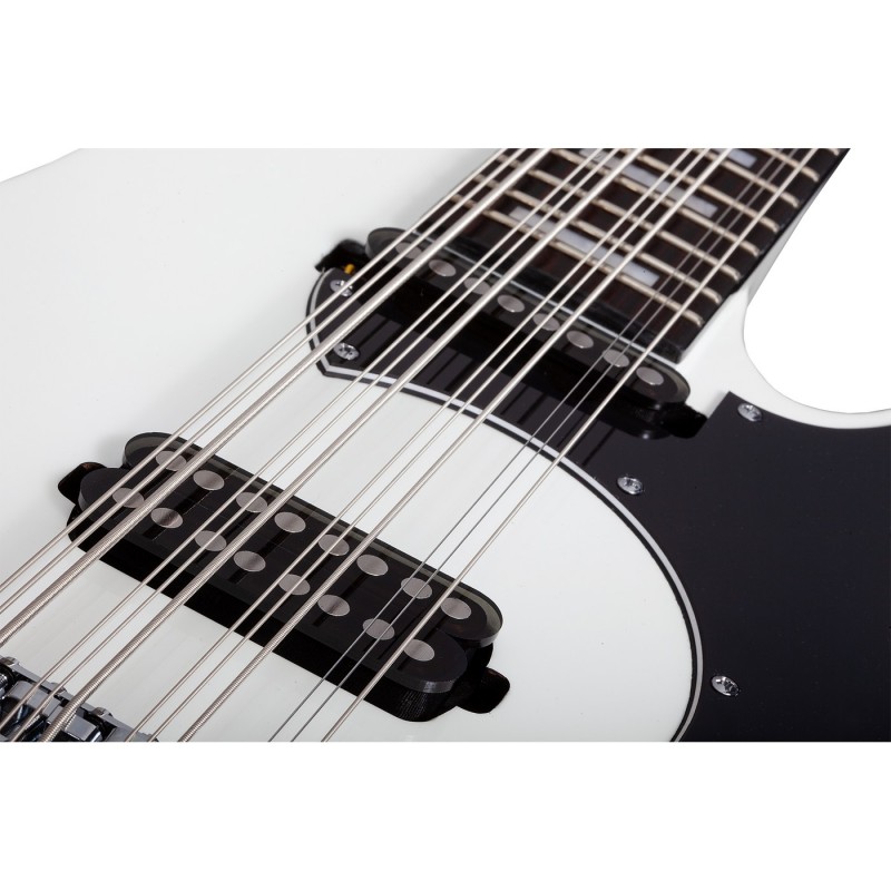 Schecter Stargazer-12 Bass Gloss White - Gitara basowa