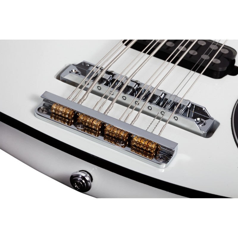 Schecter Stargazer-12 Bass Gloss White - Gitara basowa