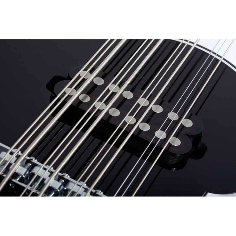 Schecter Stargazer-12 Bass Gloss Black - Gitara basowa