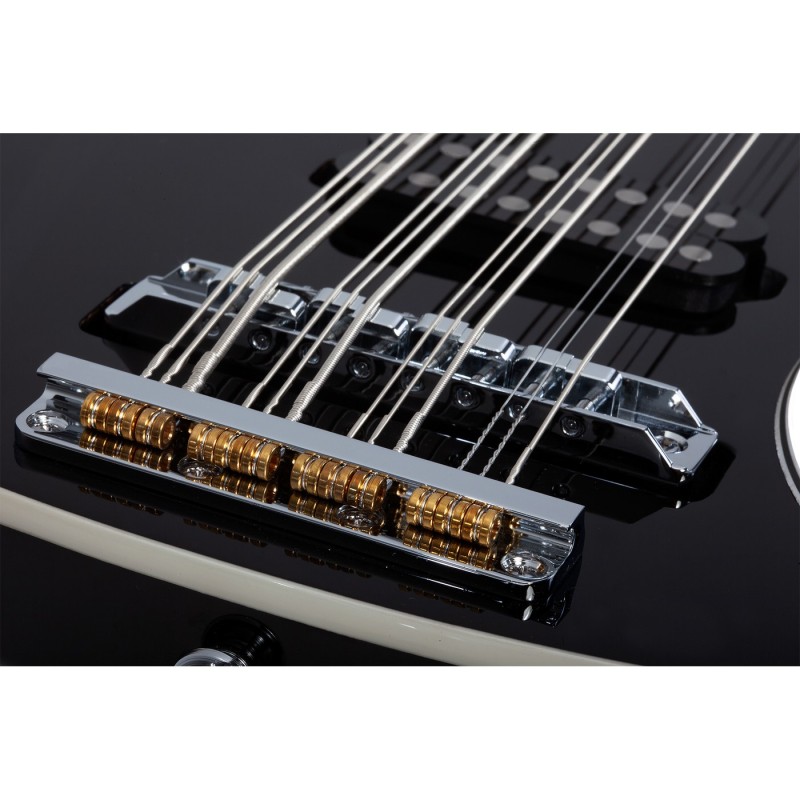 Schecter Stargazer-12 Bass Gloss Black - Gitara basowa
