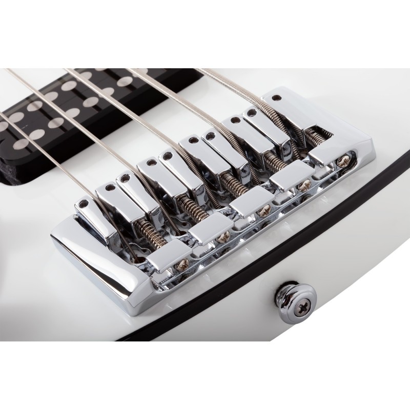 Schecter Stargazer-5 LH Gloss White - Gitara basowa