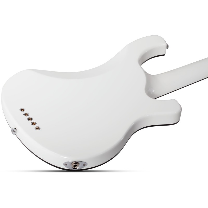 Schecter Stargazer-5 LH Gloss White - Gitara basowa