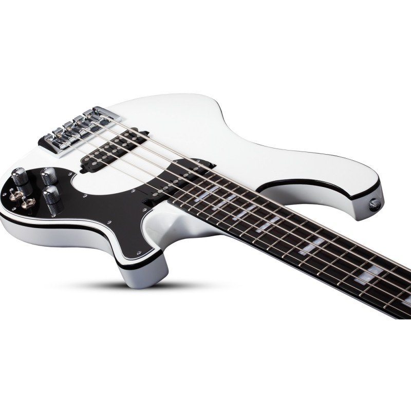 Schecter Stargazer-5 Gloss White - Gitara basowa