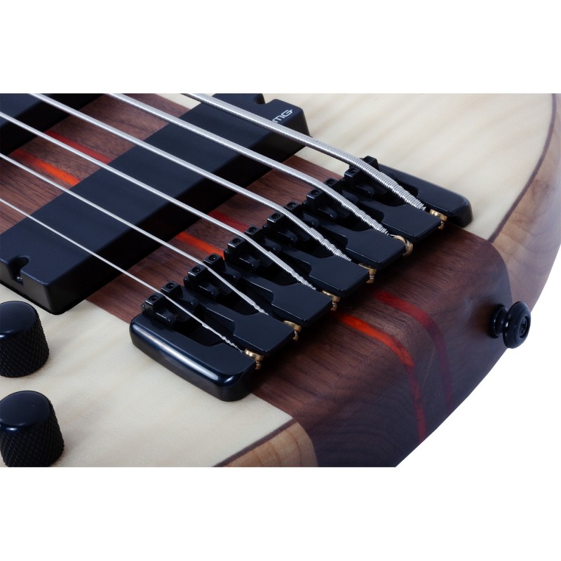 Schecter Charles Berthoud CB-6 LH Natural Satin - Gitara basowa