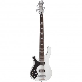 Schecter Stargazer-12 Bass LH Gloss White - Gitara basowa