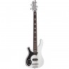 Schecter Stargazer-12 Bass LH Gloss White - Gitara basowa