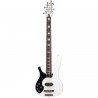 Schecter Stargazer-12 Bass LH Gloss White - Gitara basowa