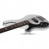 Schecter Stargazer-12 Bass LH Gloss White - Gitara basowa