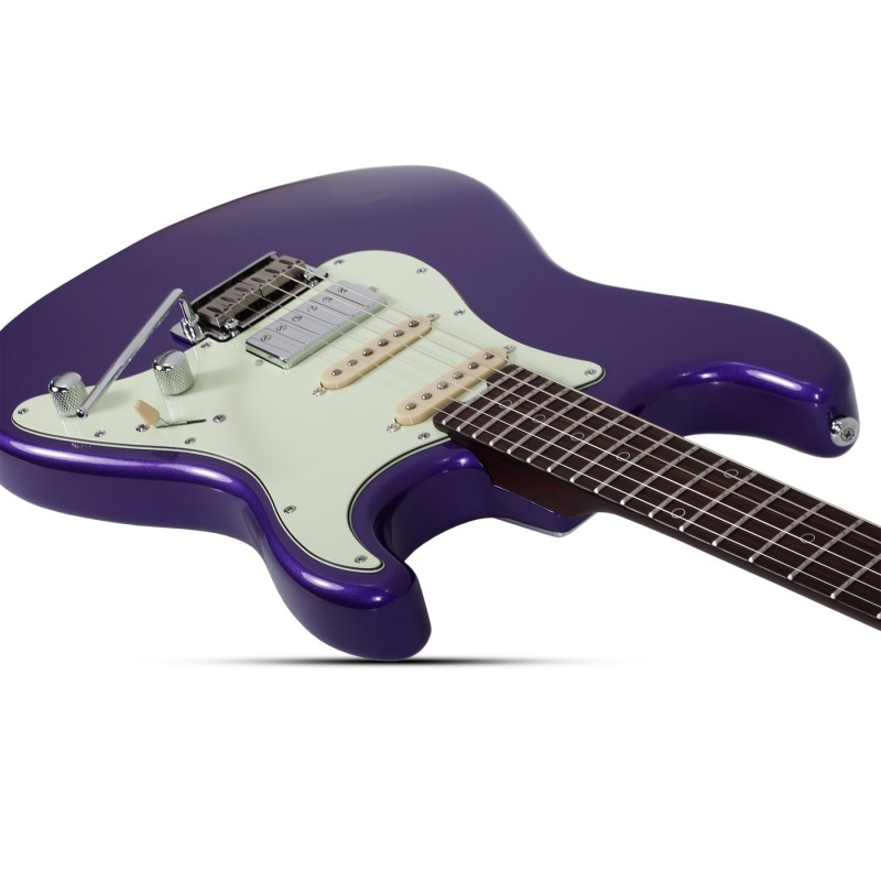 Schecter Nick Johnston 10th Anniversary Traditional HSS Atomic Violet - Gitara elektryczna