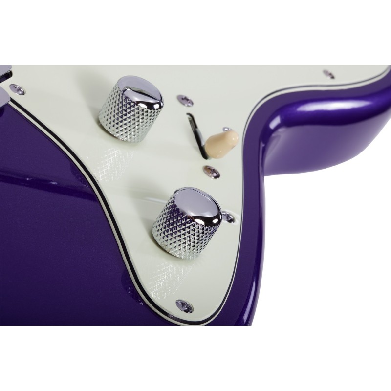 Schecter Nick Johnston 10th Anniversary Traditional HSS Atomic Violet - Gitara elektryczna