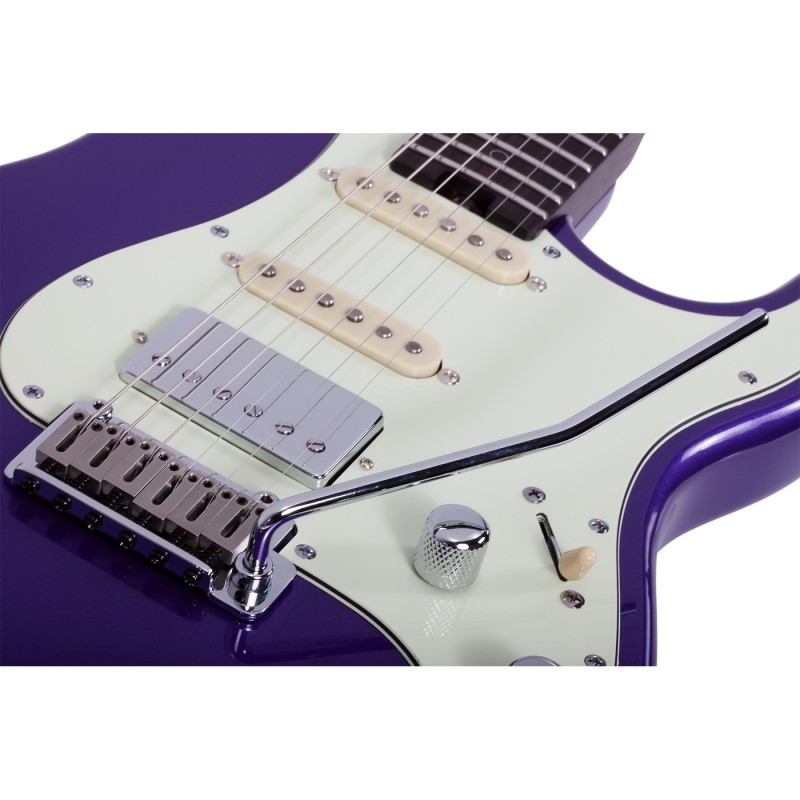 Schecter Nick Johnston 10th Anniversary Traditional HSS Atomic Violet - Gitara elektryczna