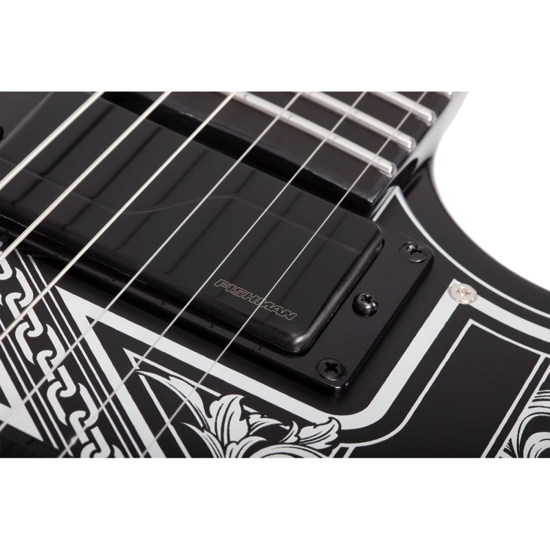 Schecter Avenger FR Przym Palladium Gloss Black - Gitara elektryczna