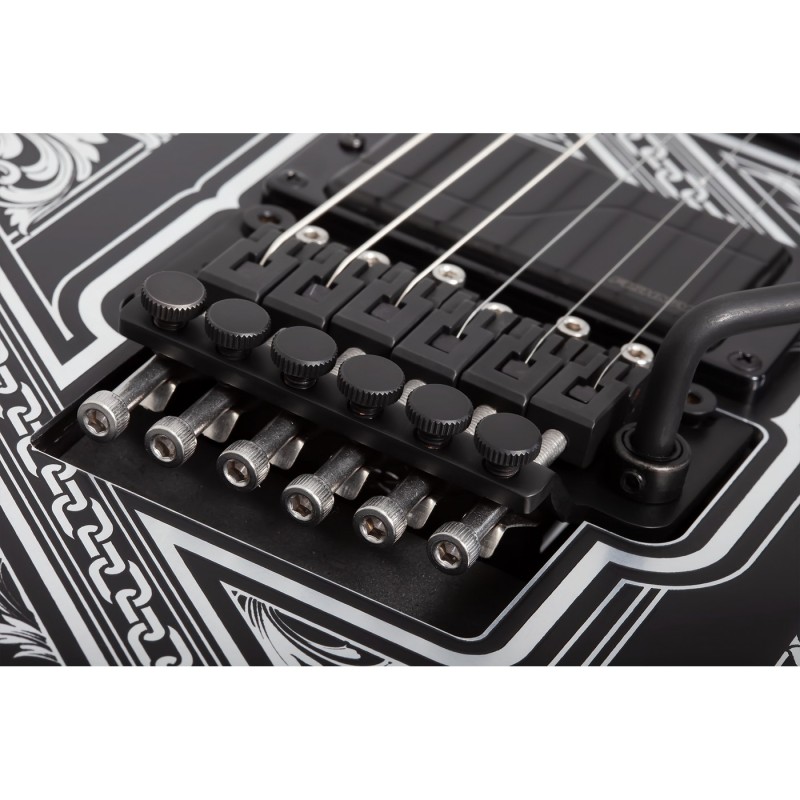 Schecter Avenger FR Przym Palladium Gloss Black - Gitara elektryczna