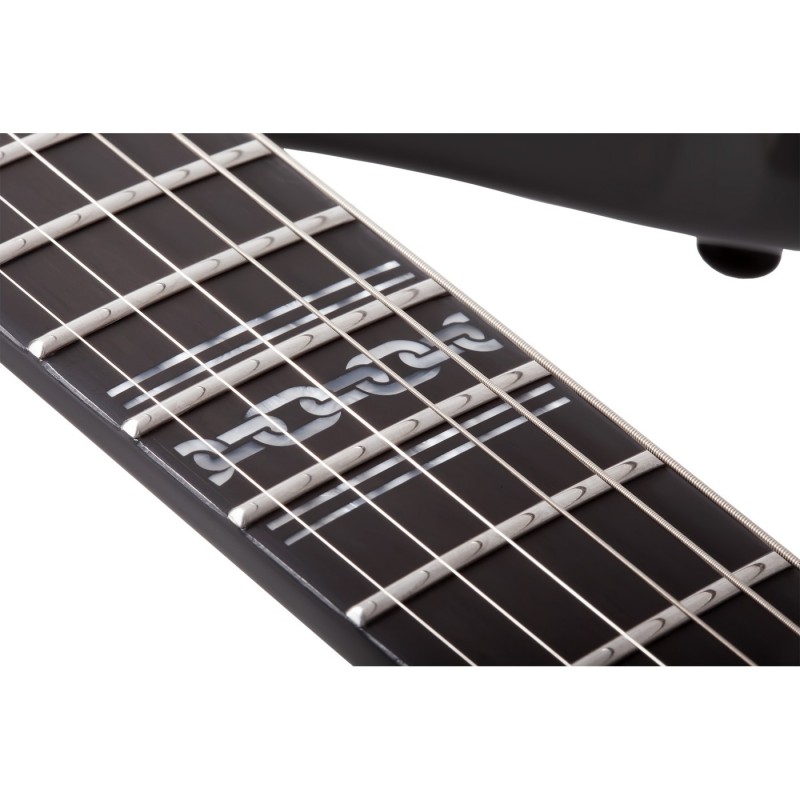 Schecter Avenger FR Przym Palladium Gloss Black - Gitara elektryczna