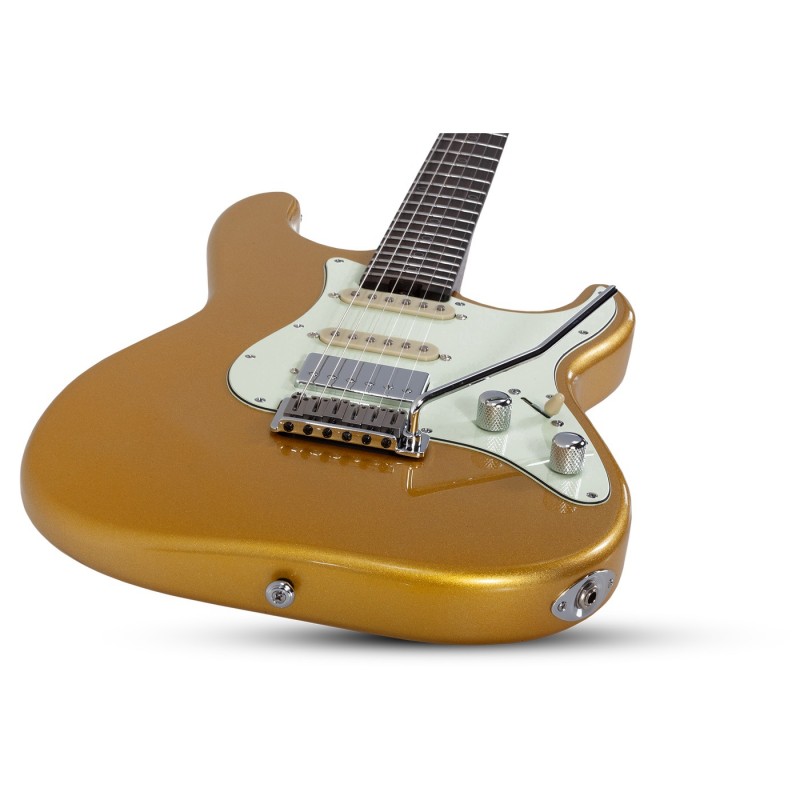 Schecter Nick Johnston 10th Anniversary Traditional HSS Atomic Saffron - Gitara elektryczna