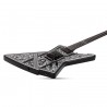 Schecter E-1 FR Przym Palladium Gloss Black - Gitara elektryczna