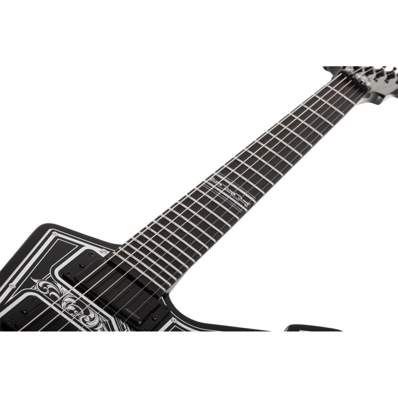 Schecter E-1 FR Przym Palladium Gloss Black - Gitara elektryczna