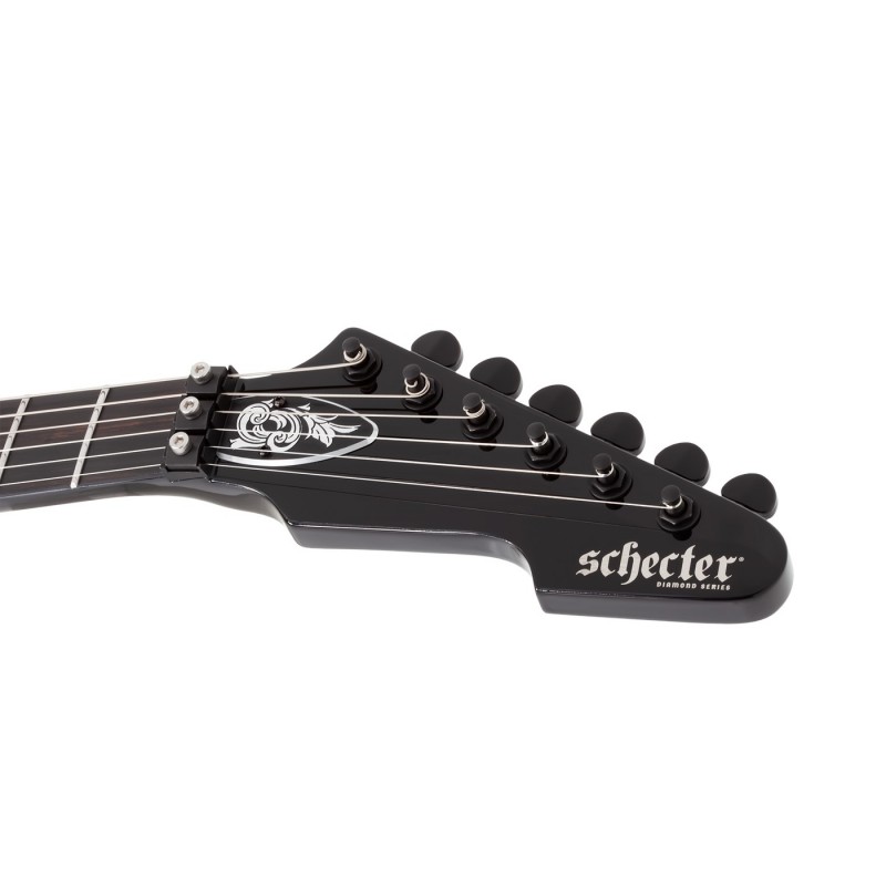 Schecter E-1 FR Przym Palladium Gloss Black - Gitara elektryczna