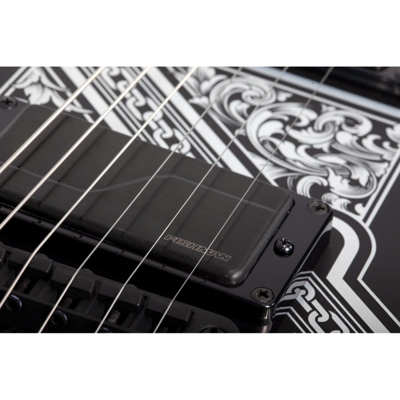 Schecter V-1 Przym Palladium Gloss Black - Gitara elektryczna