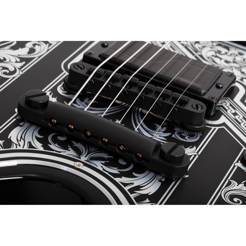 Schecter V-1 Przym Palladium Gloss Black - Gitara elektryczna