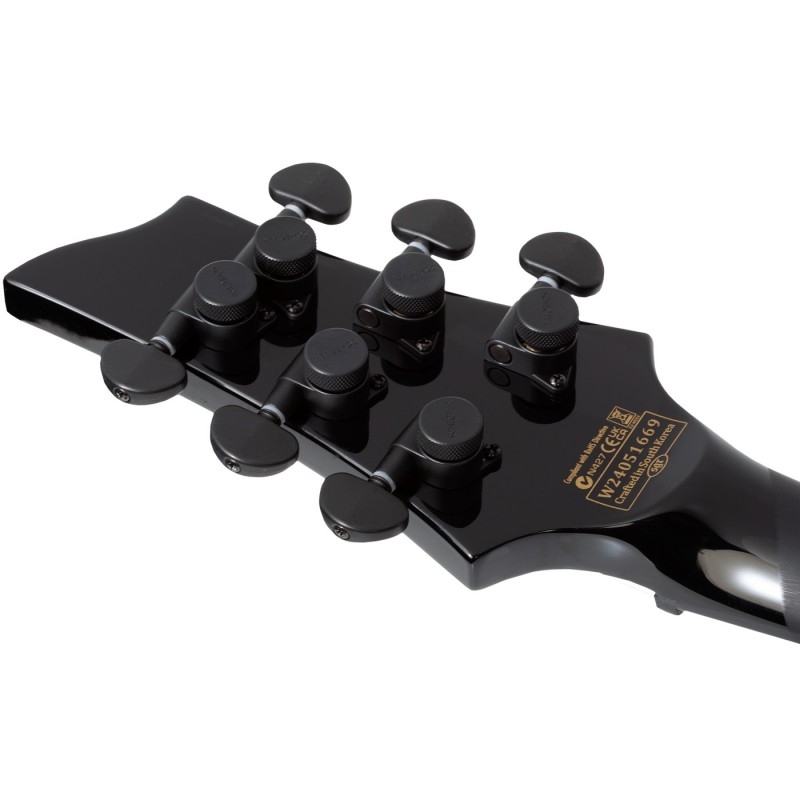 Schecter V-1 Przym Palladium Gloss Black - Gitara elektryczna