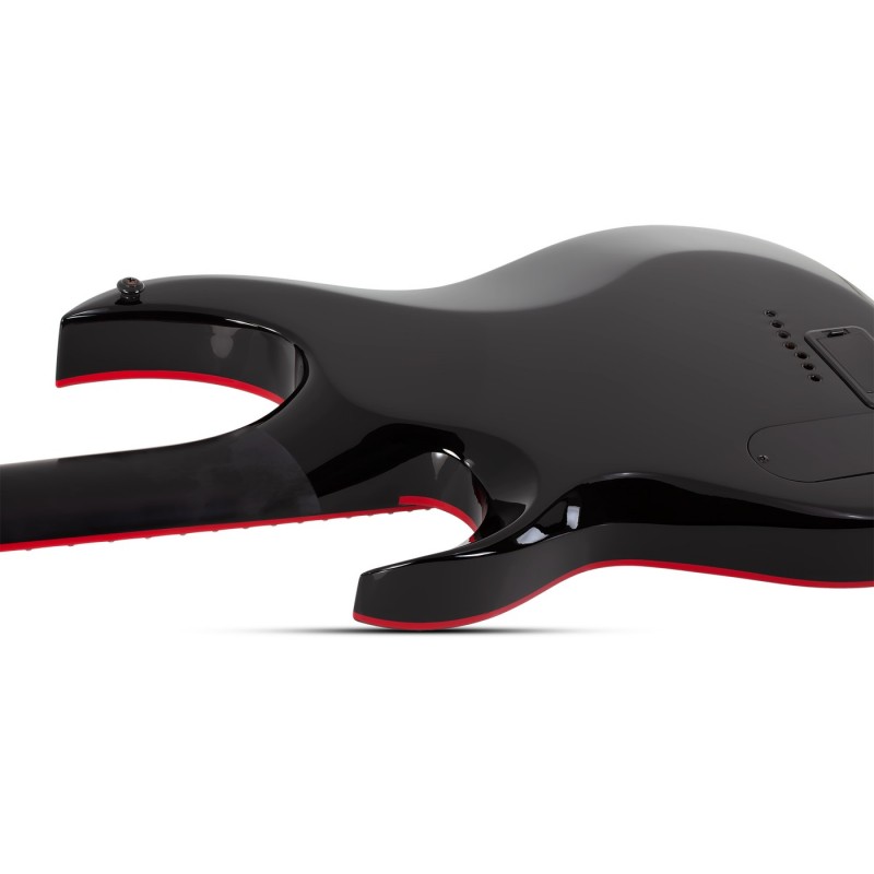 Schecter Sunset-7 Red Dawn Gloss Black - Gitara elektryczna