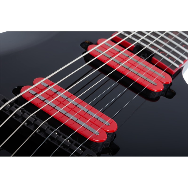 Schecter Sunset-7 Red Dawn Gloss Black - Gitara elektryczna
