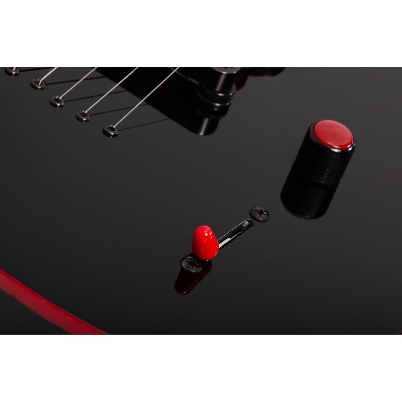Schecter Sunset-7 Red Dawn Gloss Black - Gitara elektryczna