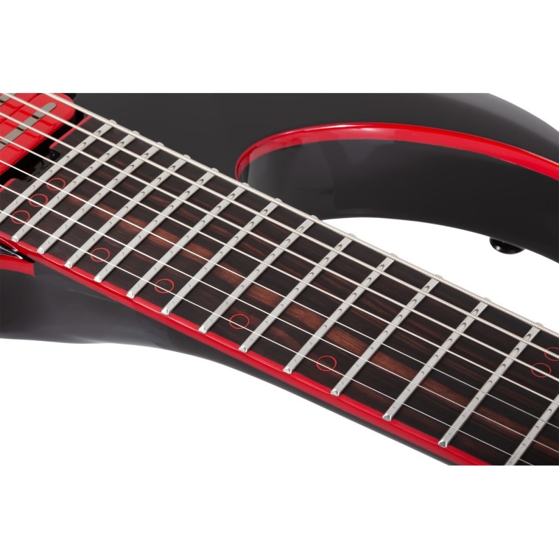 Schecter Sunset-7 Red Dawn Gloss Black - Gitara elektryczna