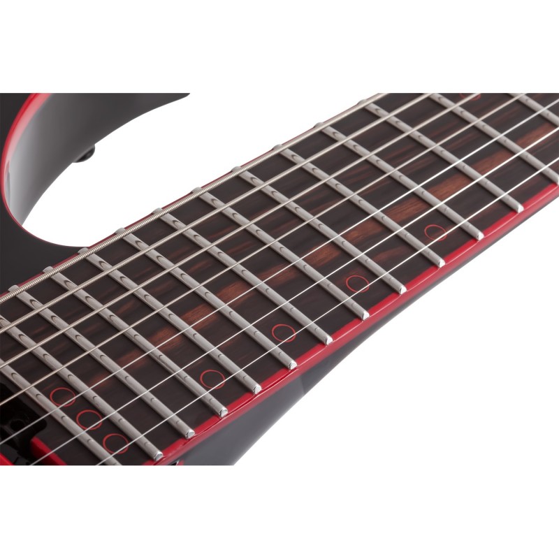 Schecter Sunset-7 Red Dawn Gloss Black - Gitara elektryczna