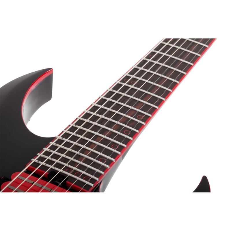 Schecter Sunset-7 Red Dawn Gloss Black - Gitara elektryczna