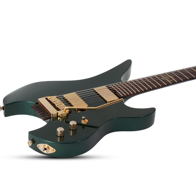Schecter Synyster Gates Custom-7 TR Headless Oak Green Metallic - Gitara elektryczna