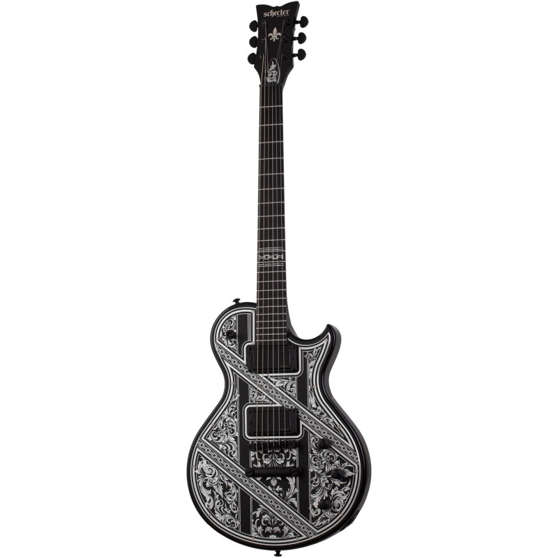 Schecter Solo-II Przym Palladium Gloss Black - Gitara elektryczna