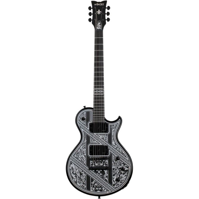 Schecter Solo-II Przym Palladium Gloss Black - Gitara elektryczna
