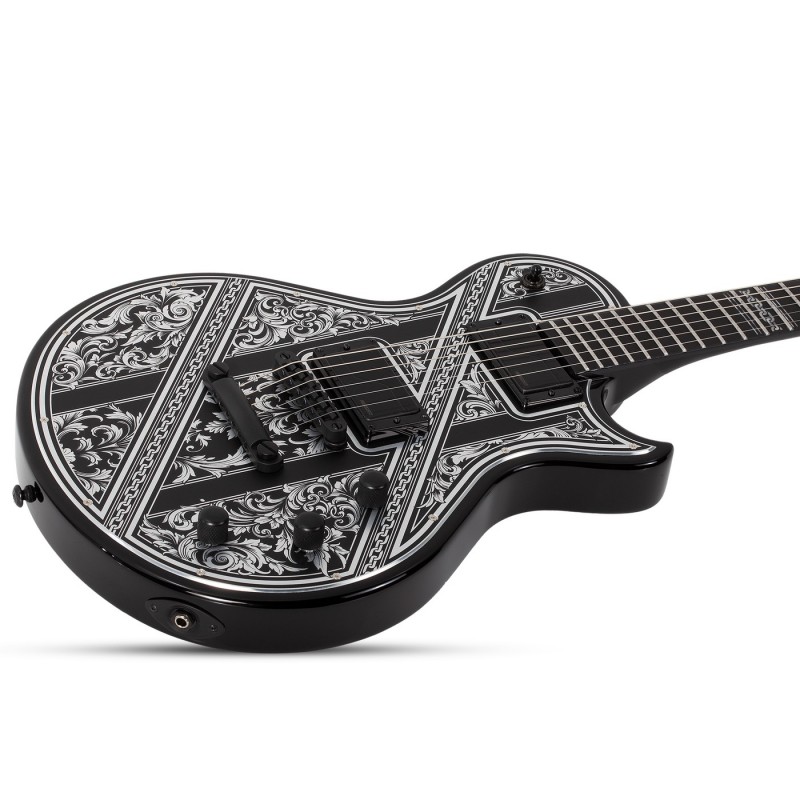 Schecter Solo-II Przym Palladium Gloss Black - Gitara elektryczna