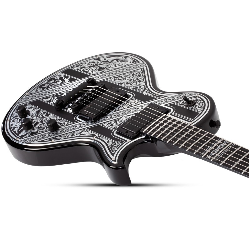 Schecter Solo-II Przym Palladium Gloss Black - Gitara elektryczna