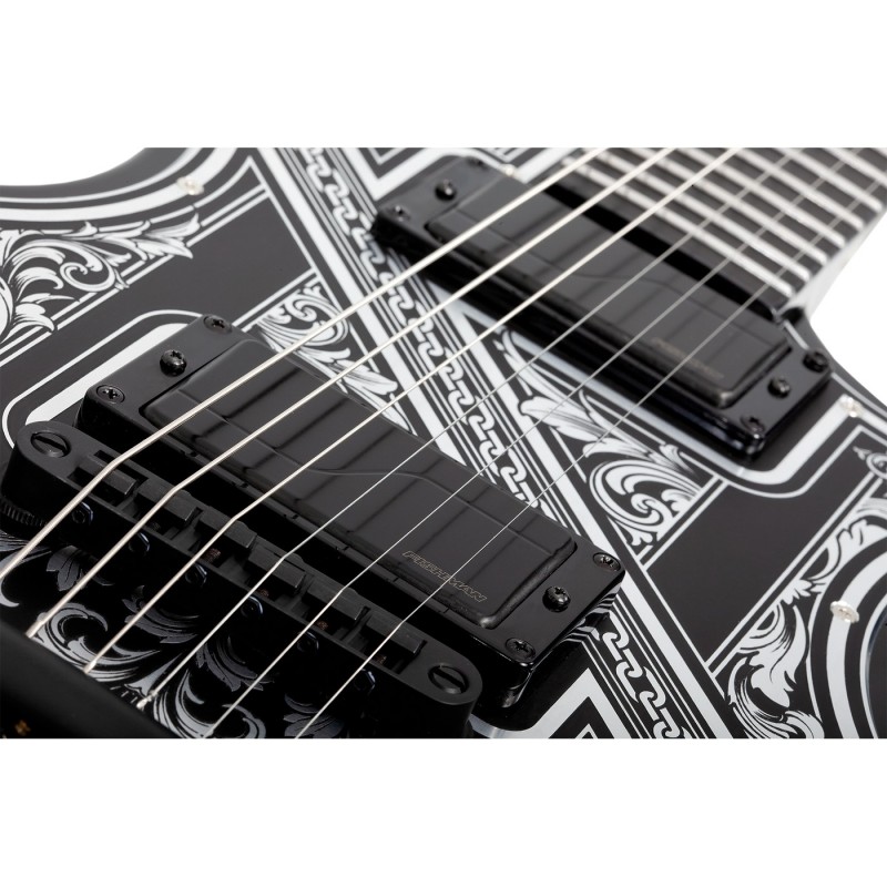 Schecter Solo-II Przym Palladium Gloss Black - Gitara elektryczna