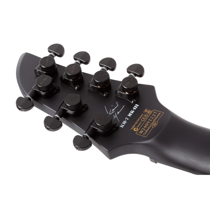 Schecter Keith Merrow KM-7 MK-III EX Satin Black Open Pore - Gitara elektryczna