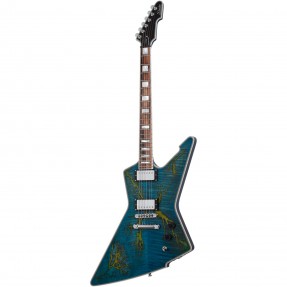 Schecter E-1 Electro-Resin Transparent Blue - Gitara elektryczna