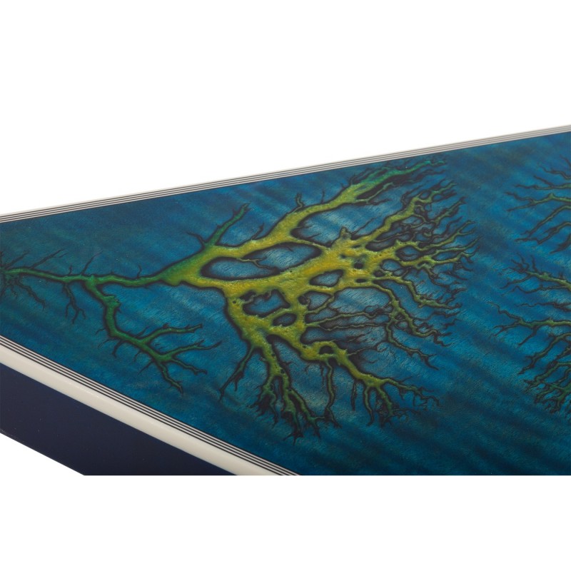 Schecter E-1 Electro-Resin Transparent Blue - Gitara elektryczna