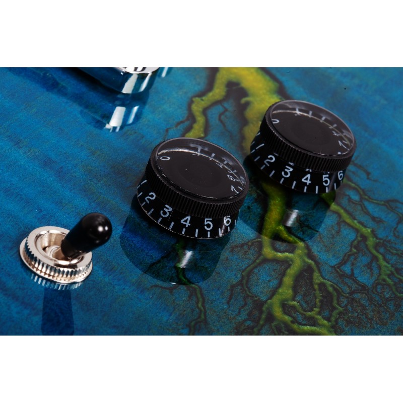 Schecter E-1 Electro-Resin Transparent Blue - Gitara elektryczna