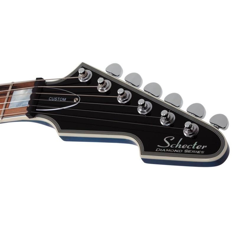 Schecter E-1 Electro-Resin Transparent Blue - Gitara elektryczna