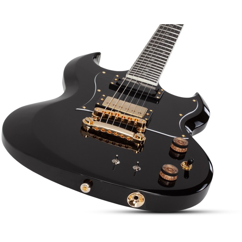 Schecter ZV-H6LLYW66D-S Gloss Black - Gitara elektryczna