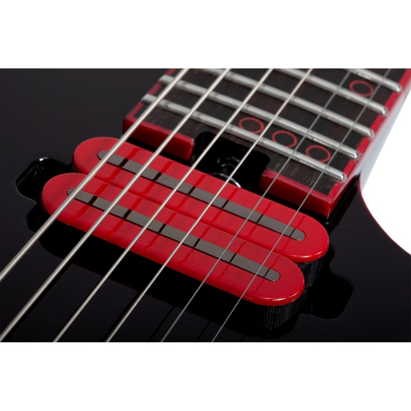 Schecter Sunset-6 ET EX Red Dawn Gloss Black - Gitara elektryczna