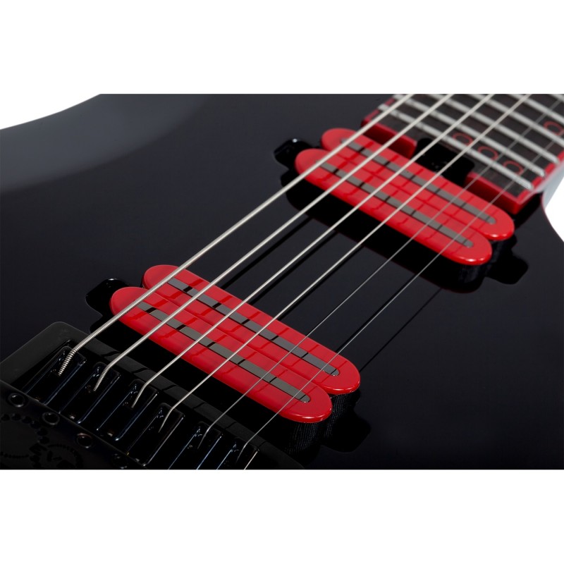 Schecter Sunset-6 ET EX Red Dawn Gloss Black - Gitara elektryczna