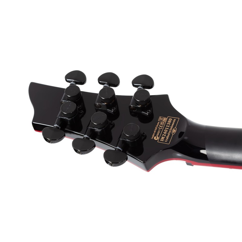 Schecter Sunset-6 ET EX Red Dawn Gloss Black - Gitara elektryczna